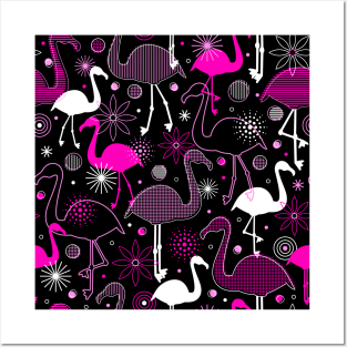 Flamingo Flock Posters and Art